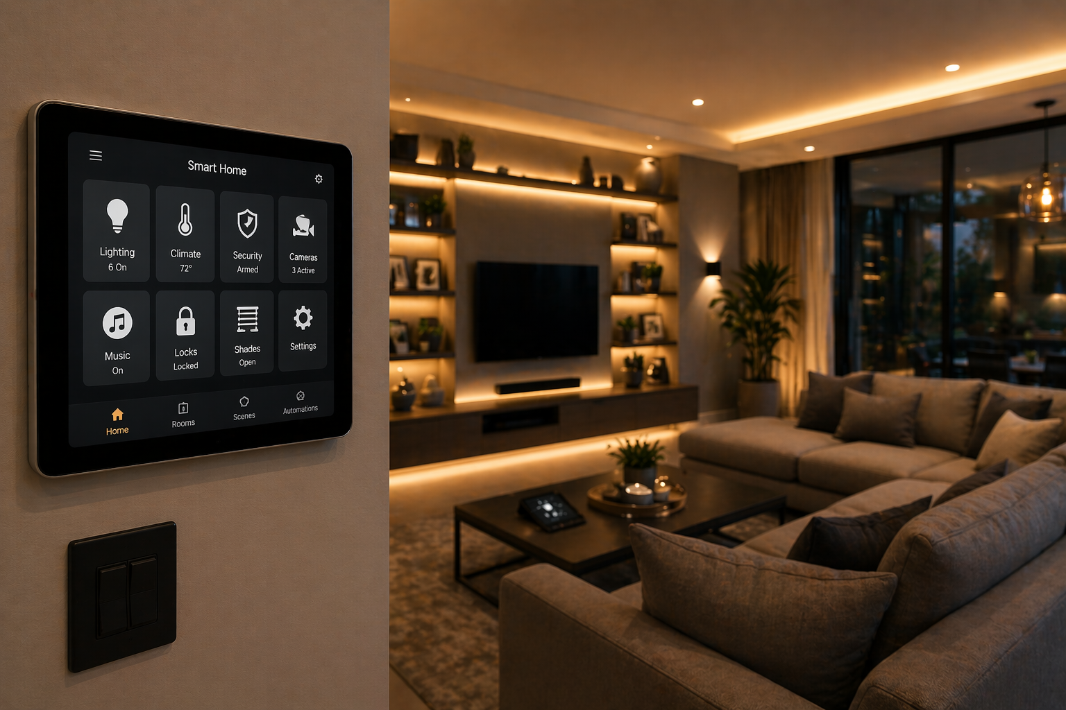 Smart home automation system
